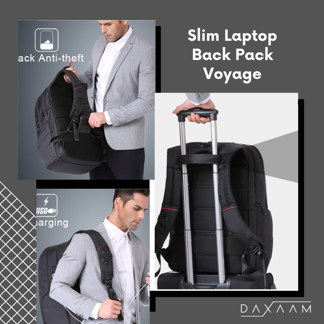 Slim Laptop Backpack Anti Vol